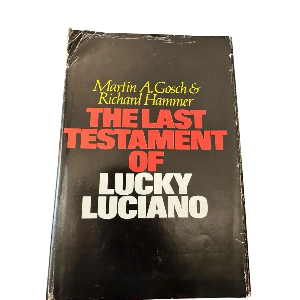 The Last Testament of Lucky Luciano HC DJ Martin A Gosch Richard Hammer 1975